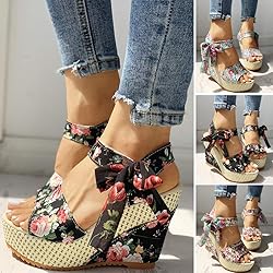 Gibobby Sandals for Women Wedge,Womens Espadrilles