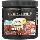 Ventura Foods Classic Gourmet Reserve Beef Base Paste, 16 Oz Jar | Broth Concentrate Stock &amp; Bouillon for Chuck Roast, Ground Beef &amp; Stew Meat Recipes, Broth Paste for Hot Pot &amp; Pho Soup Base