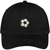 Trendy Apparel Shop Soccer Ball Embroidered Dad Hat Adjustable Cotton Baseball Cap
