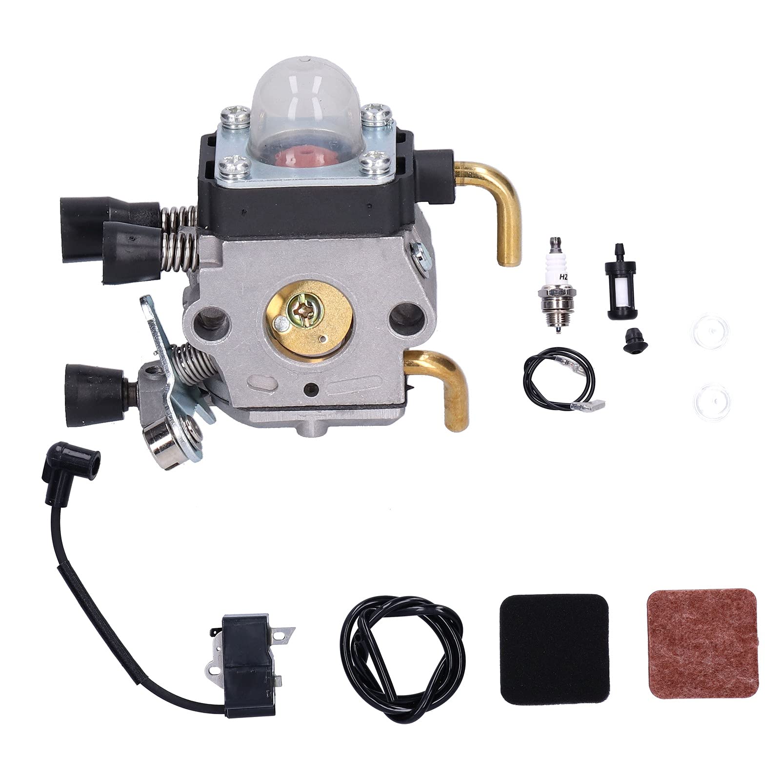 Carburetor Ignition Coil Fuel Filter Kit for FS85 FS80 HS80 HT75 HS75 HS85 KM85 Mowing Mower Replacement Parts