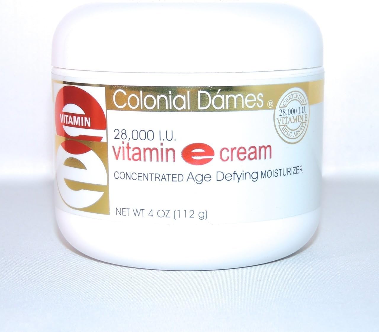 Colonial Dames Vitamin E Cream, 28, 000 Iu, 4 Oz