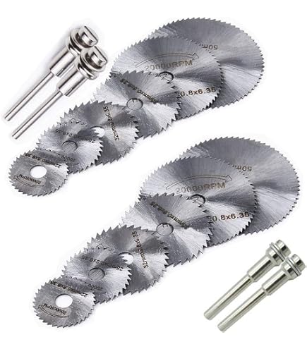Juego De Discos De Sierra Circular De 32 Mm – Para Mini Taladro Dremel Y Herramienta Rotativa, Corte De Madera