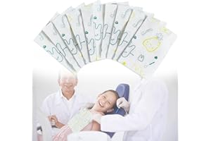 EDWERD Pediatric Dental Bibs, Disposable Oral Mouth Guard Cover for Kids, Dental Care Supplies, 18""L x 13""W, 125PCS