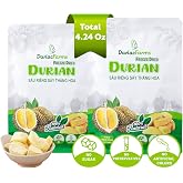 DARLAC FARMS Freeze Dried Durian Bites Pack 2 (2.12 Oz Each), Premium Organic Crispy Crunchy Fruit Snacks, No Sugar Added, Natural Healthy Snack for Kids &amp; Adults, Vegan, Gluten-Free