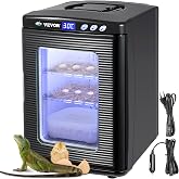 Happybuy Black Reptile Incubator 25L Digital Incubator for Small Reptiles with Cooling and Heating 5-42C