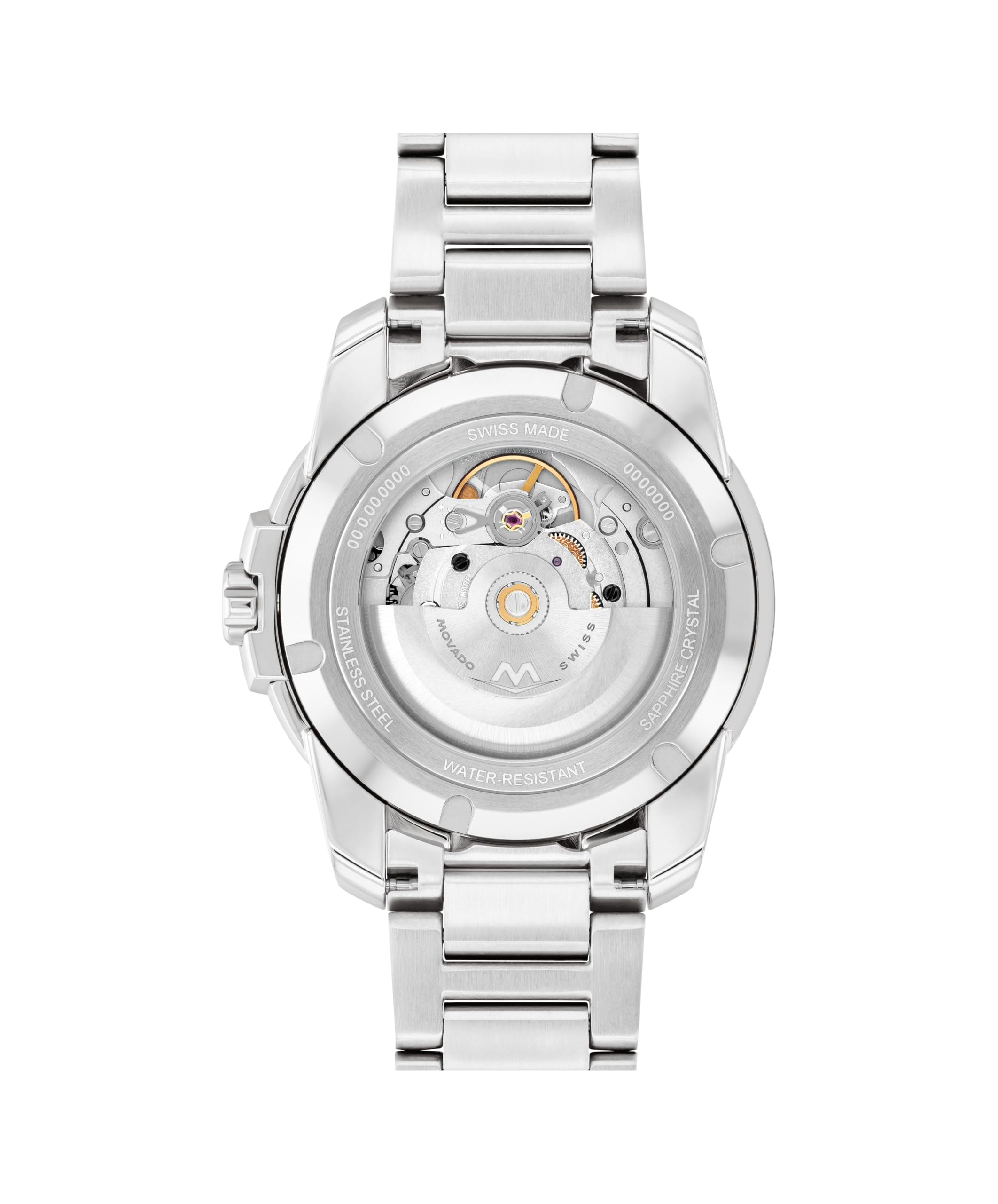 Movado Bold Verso Men’s Automatic Watch – 41 mm Case, Stainless Steel Bracelet, Self-Winding, Sophisticated Style, Gift for Him