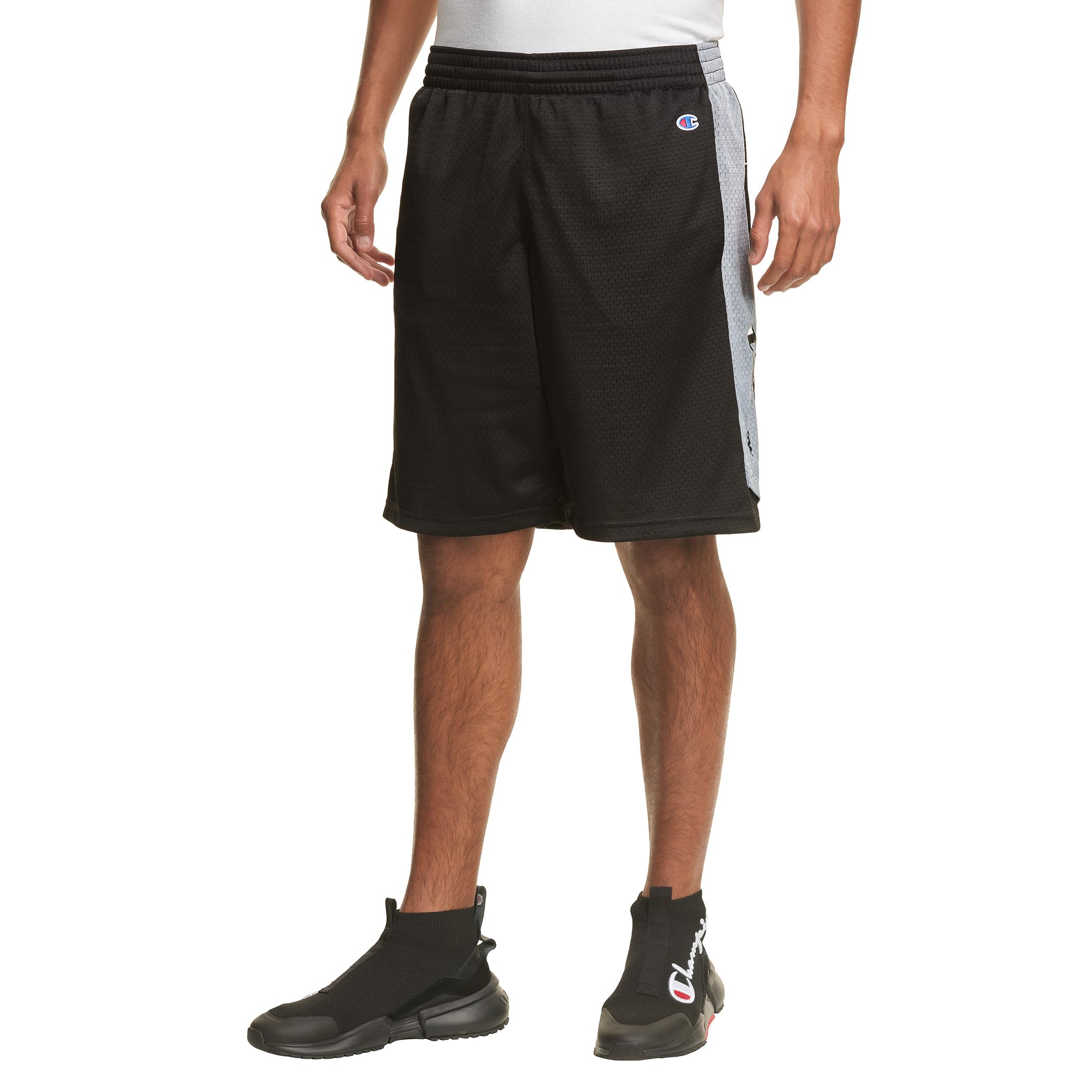 Photo 1 of Champion Men's Mesh Basketball Short, Black, Medium
