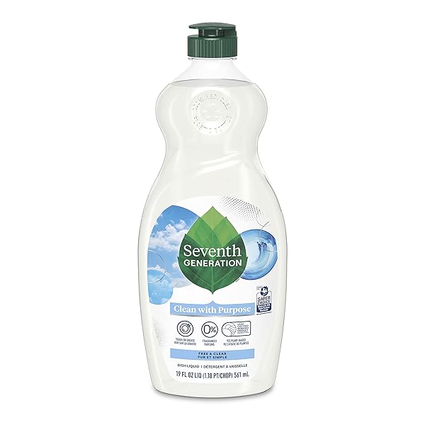 SEVENTH GENERATION DISH LIQUID SOAP FREE & CLEAR...