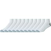Amazon Essentials Men's Cotton Ankle Socks, Comfortable, Moisture Wicking, Cushioned, 10 Pairs