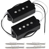 FLEOR Alnico 5 Open Style P Bass Pickup Fit 4 String Electric Bass Guitar Part