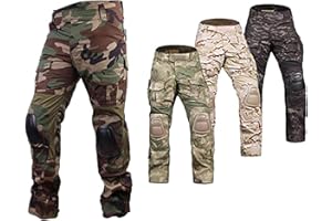 ELITE TRIBE Emerson Airsoft Hunting Tactical Pants Combat Gen3 Pants with Knee Pads