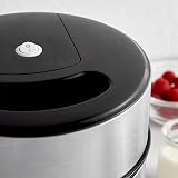VonShef Ice Cream Maker 2L Frozen Yoghurt Sorbet Machine Silver view 7