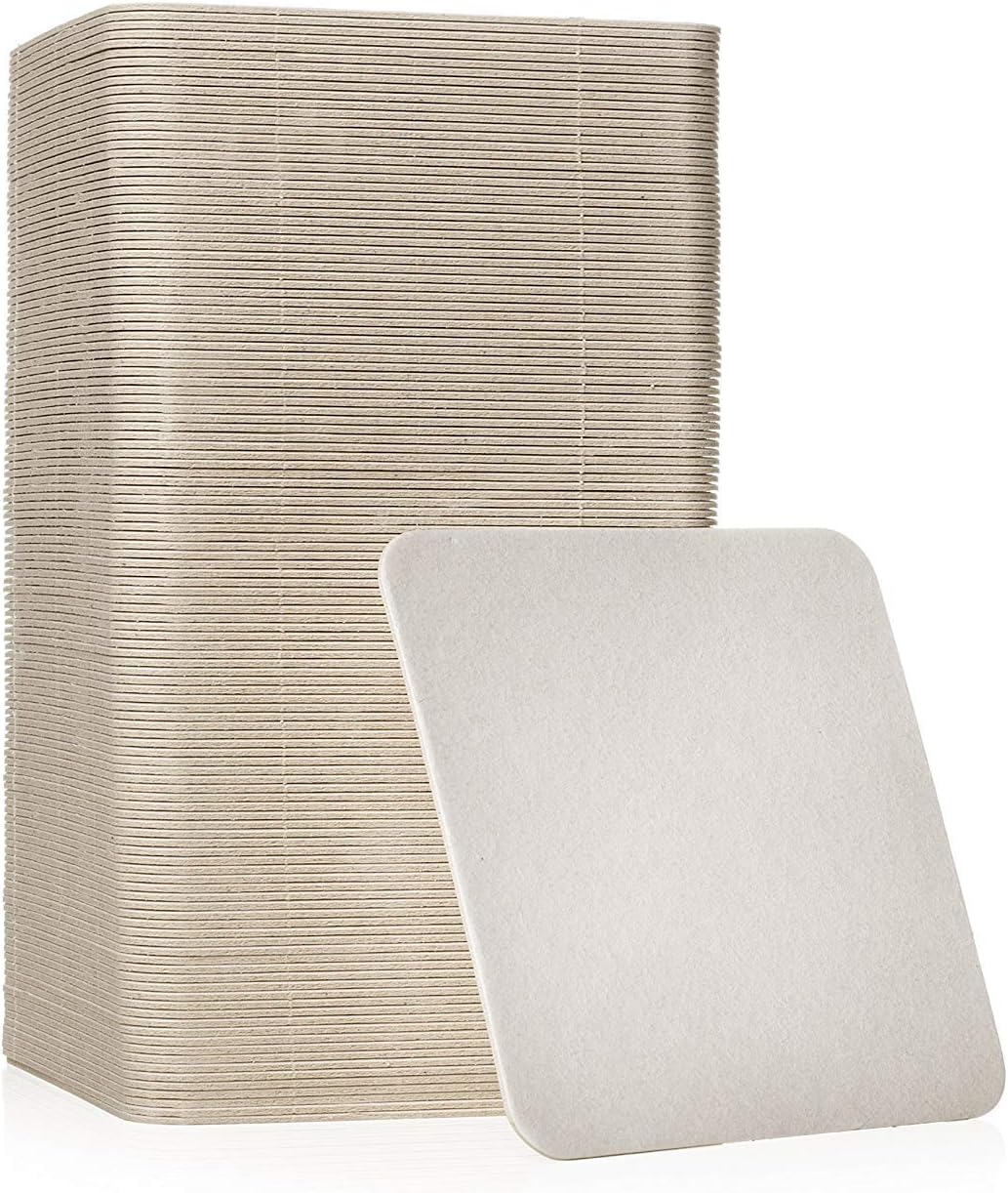 Plain White Coasters (125, Round) Coasters