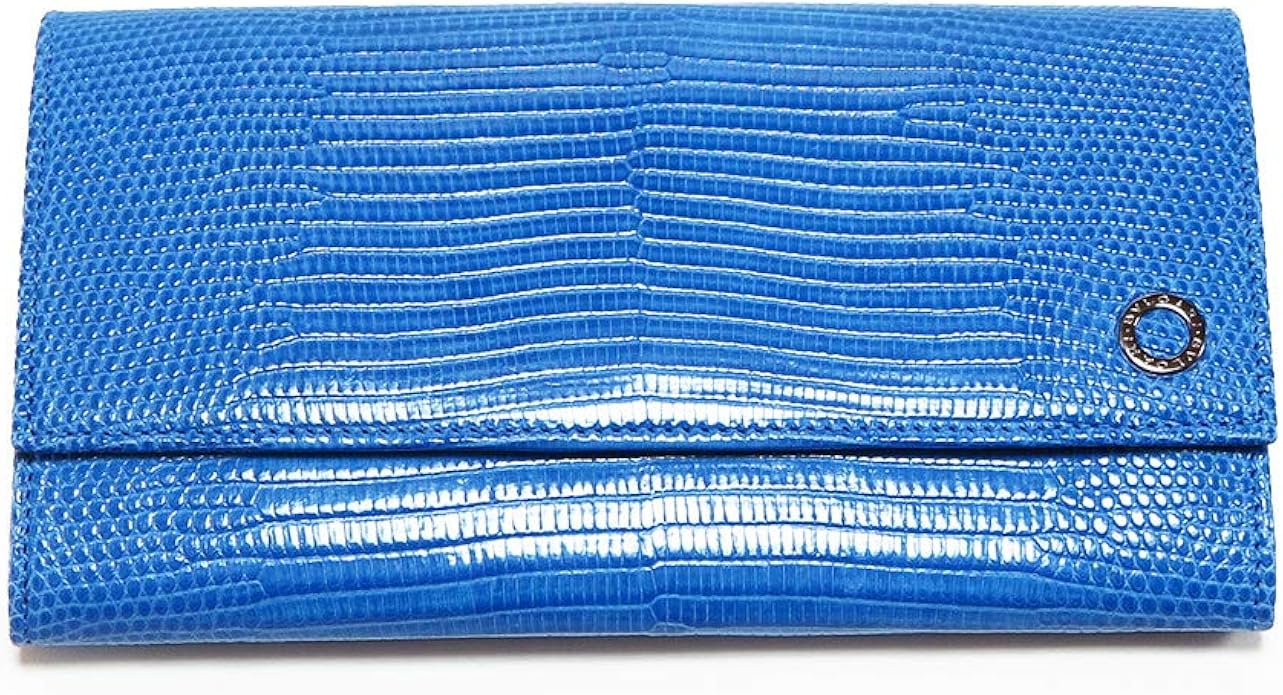 Amazon ブルガリ 財布 メンズ Bvlgari 二つ折り長財布 レディース リザード ブルー 386 並行輸入品 Bvlgari ブルガリ 財布