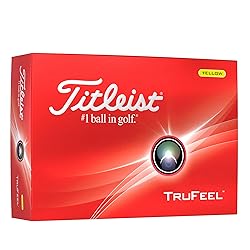 Titleist TruFeel Golf Balls, Yellow