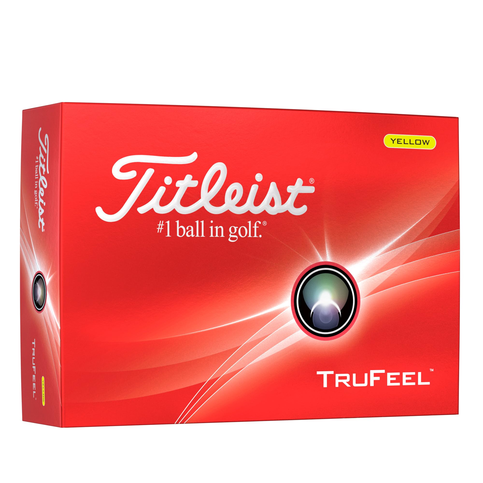 Titleist TruFeel Golf Balls, Yellow