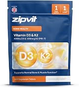 Zipvit Vitamin D3 4000 IU & Vitamin K2 MK7 100µg 365 tablets