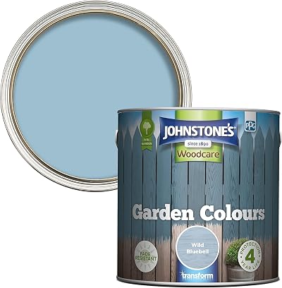 Johnstone’s Garden Colours Wild Bluebell Exterior Wood Paint 2.5L 12m2
