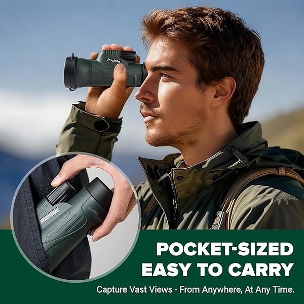 12X50 ED MONOCULAR TELESCOPE FOR ADULTS, HIGH POWERED MONOCULAR WITH BAK4 PRISM & FMC LENS, WATERPROOF HANDHELD TELESCOPE FOR BIRD WATCHING, HUNTING, HIKING, TRAVEL