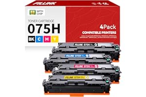 075H Toner Cartridge High Yield Compatible Replacement for Canon 075 075H for Canon Color imageCLASS MF662Cdw MF663Cdw MF665C