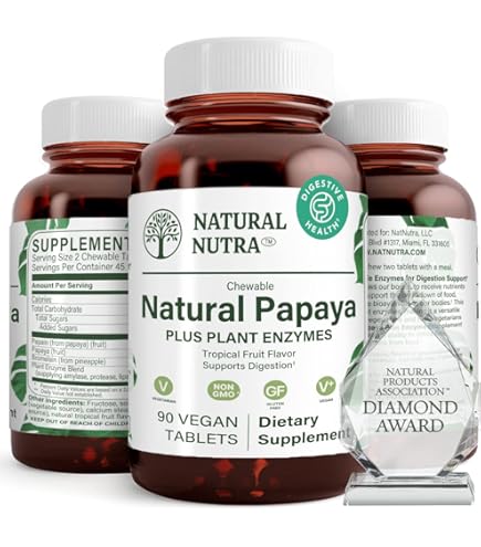 Amazon.com: Natural Nutra Plant-Based Digestive Enzyme Complex with Herbal  Ingredients | Ginger, Fennel & Cinnamon | Vegan Capsules | 90 Count :  Health & Household