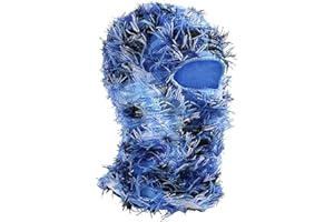 Ezovino Distressed Balaclava Ski Mask, Knitted Full Face Mask for Men/Women