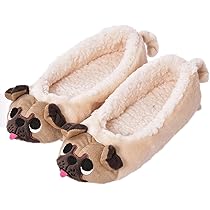 womens pug slippers