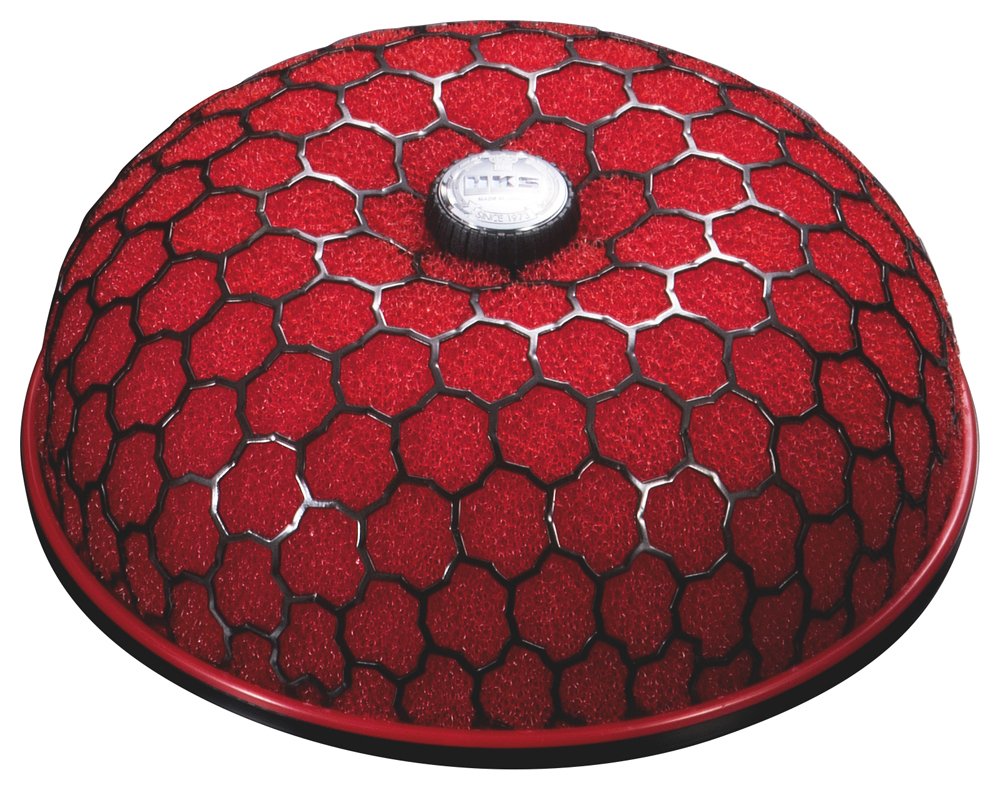 HKS 吸気系パーツ スーパーパワーフロー(エアクリーナー) φ150-70本体 φ150フィルタータイプ(湿式2層・赤) 汎用 70019-AK008商品画像