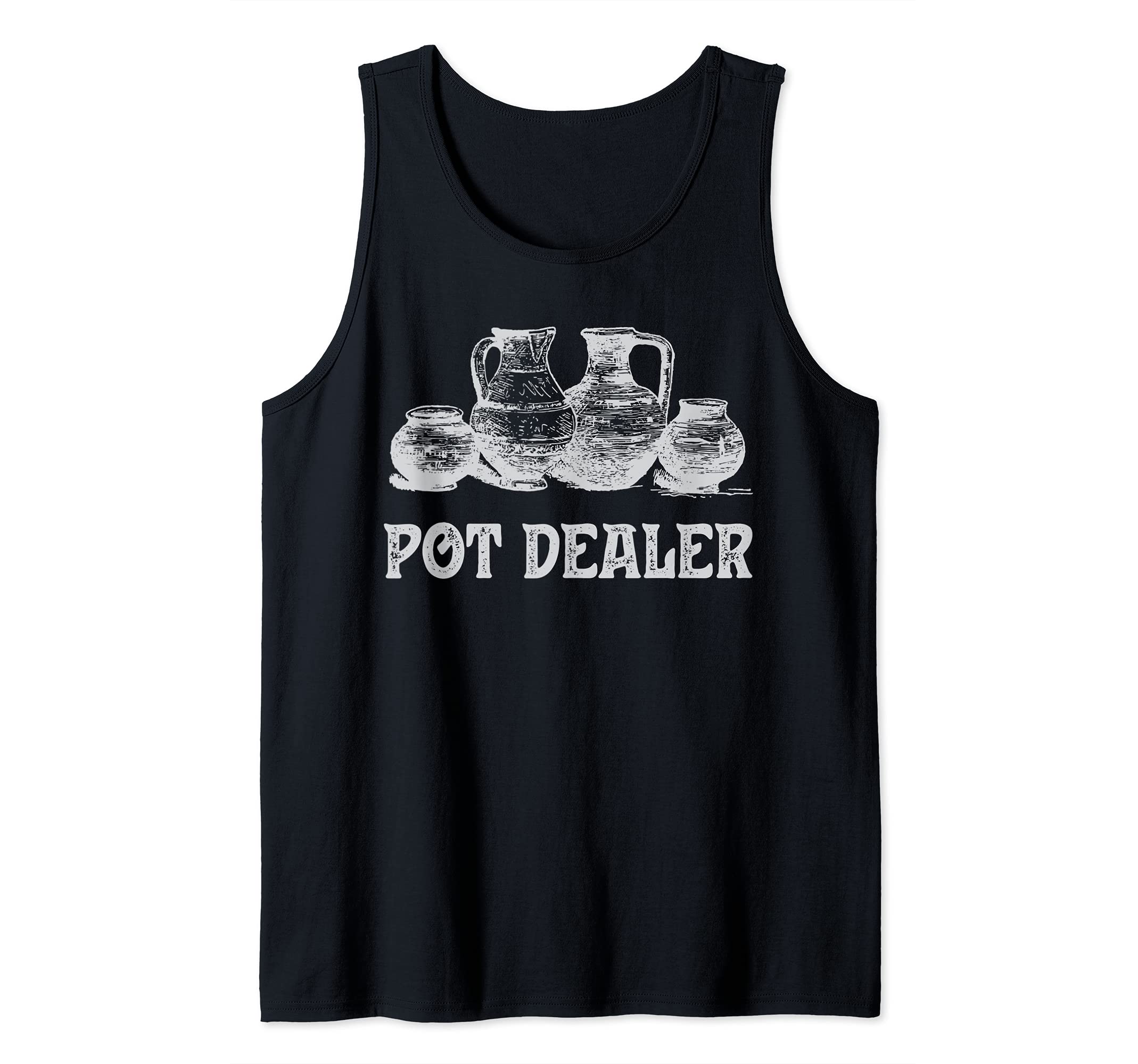 Pottery Pot Dealer Potter Clay Ceramic Artist Men Women Tank Top