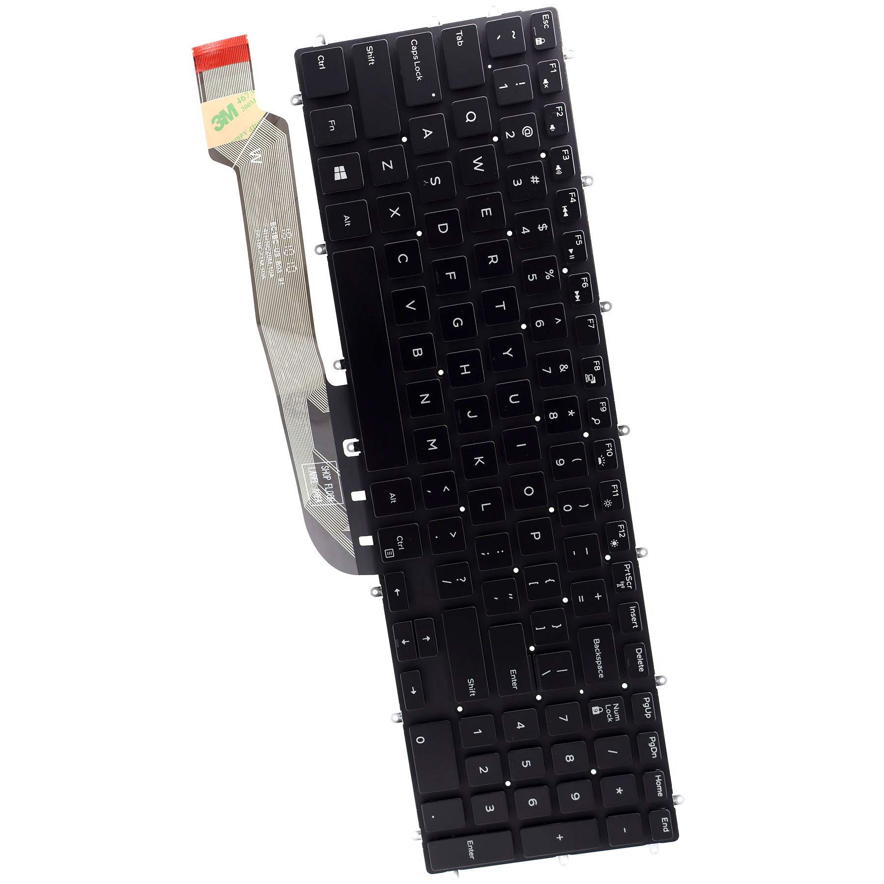 Deal4GO US Laptop Backlit Keyboard 3NVJK GDXT4 for