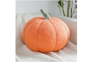 BGHN Plush Soft Pumpkin 3D Pillow Pumpkin Shaped Decoration Sofa ,Home ,Girls Bedroom Decor.Pumpkin Plush Toy Gift for Holida