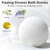 New Miuz Lavender Vanilla Magnesium Bath Bomb Sensitive Skin Shea Butter view 3