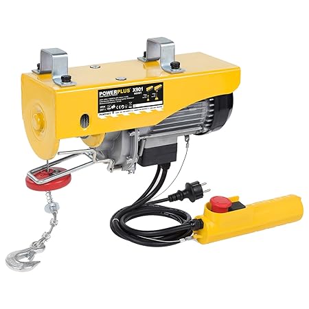 Powerplus Hebezug Seilzug 200-400 kg Seilwinde Elektroseilzug