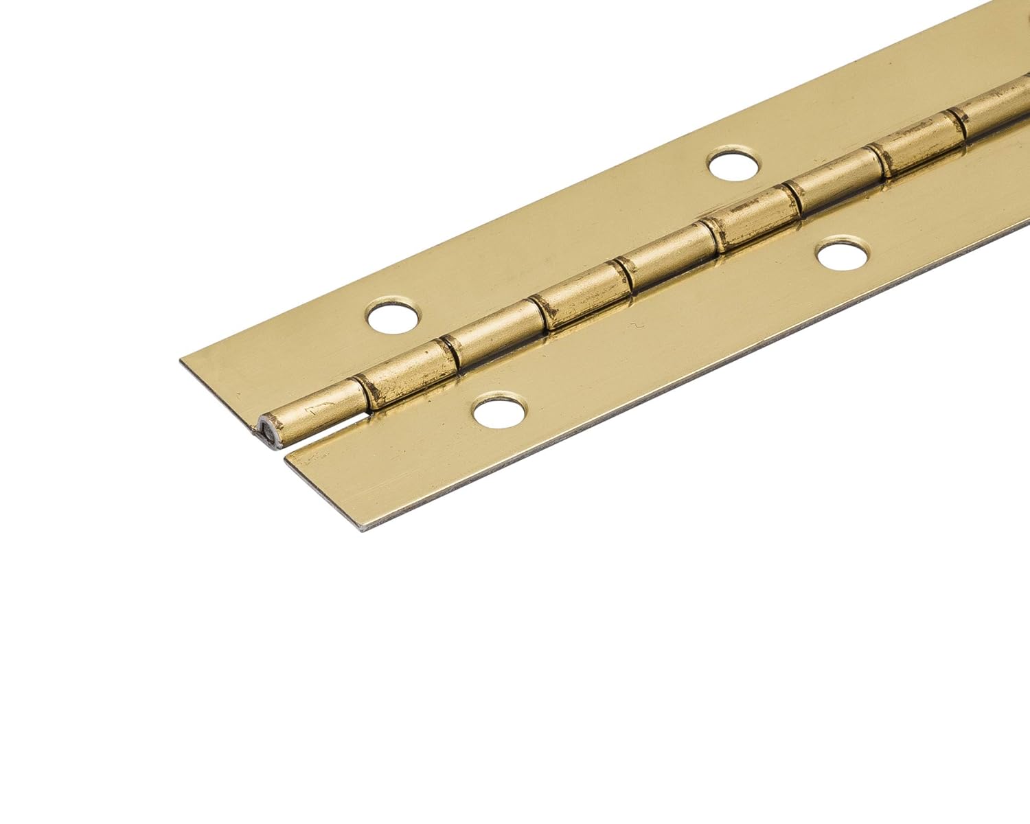 1 1/2" Continuous Hinge (Piano Hinge) 2 FT, 3 FT, 4 FT, 6 FT and 7 FT Lengths (2 FT, Brass
