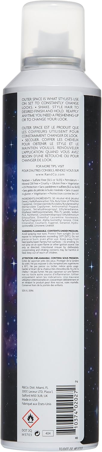R & R Enterprises Outer Space Flexible Hairspray, 280.95 ml, 315 ml (1er Pack) - Image 3