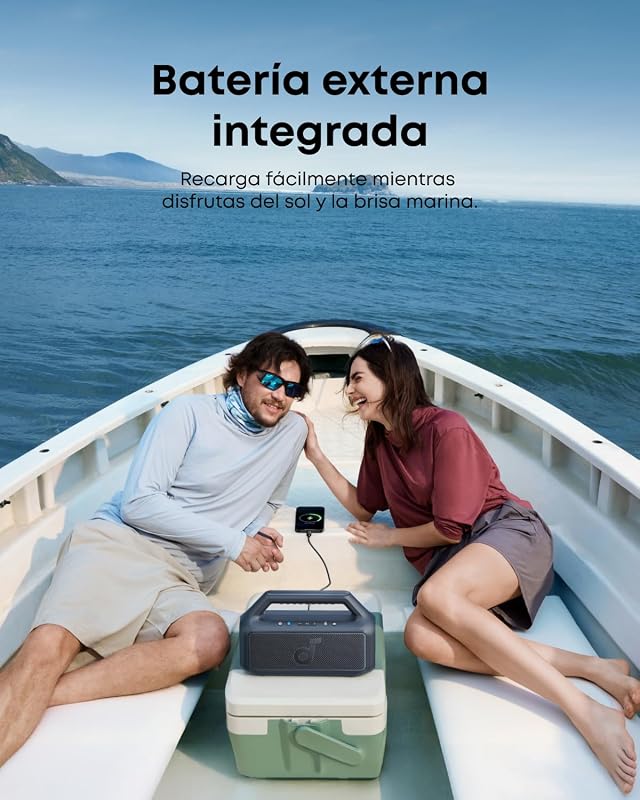 Boom 2 Altavoz Bluetooth Potente 80 W, 24 h, IPX7