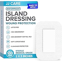 Healqu Bordered Gauze Island Dressing - 50 Count, 2" X 2" Sterile