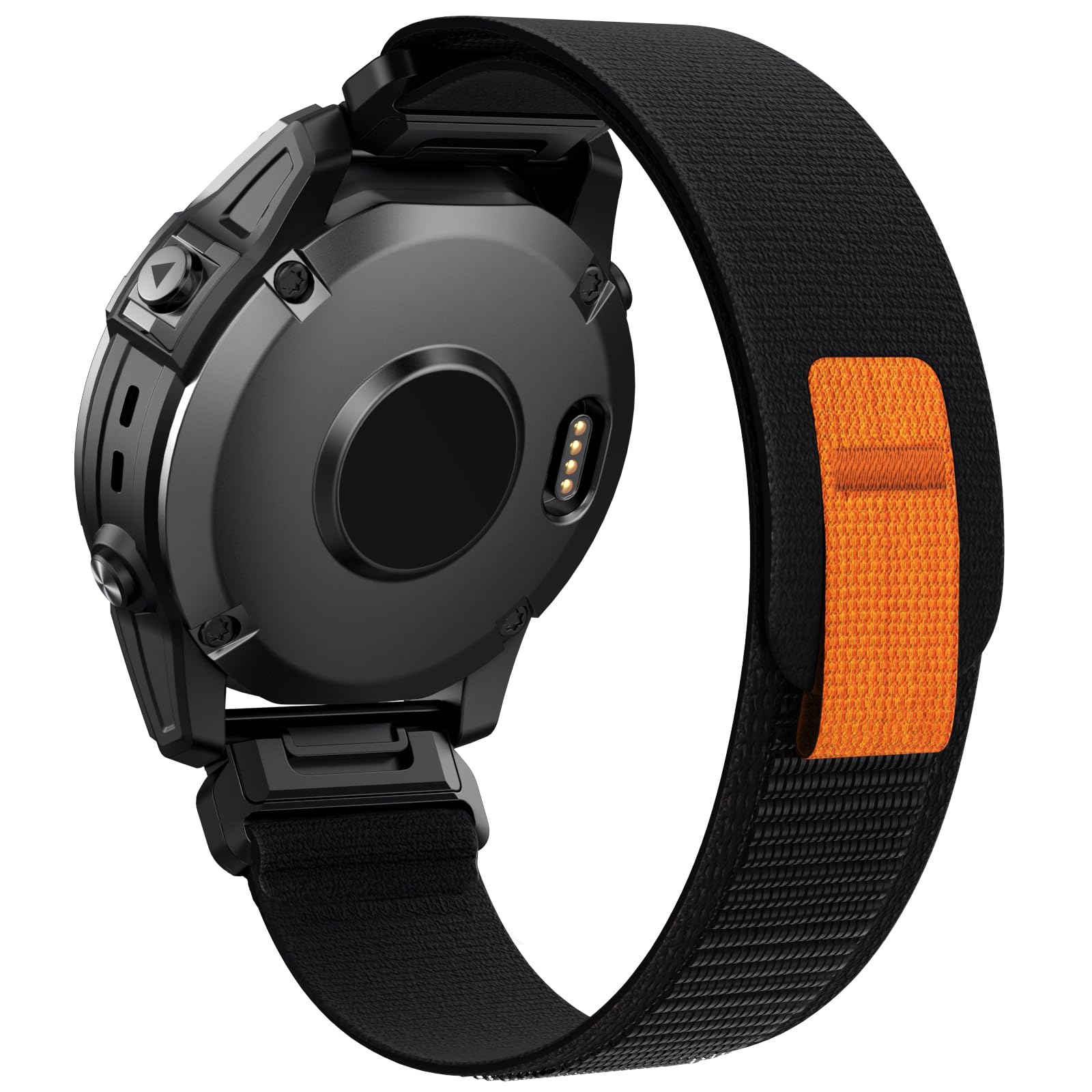 NotoCity for Garmin Feinx 6/6 Pro/5/5 Plus/7/7 Pro Strap, Quickfit 22mm for Garmin Fenix 8/8Pro 47mm, Epix 2 Strap, Forerunner 935/945/955, Approach S62/S60, Instinct/Instinct 2(Black)