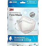 3M Advanced Filtering Face Mask Side Bands With Hook Attachment AFFM-3, One Size, 3-Pack White