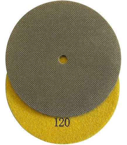 Z-Lion 7 Inches Glass Electroplated Diamond Polishing Pads 4 Pcs