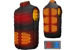 XINSONYUELL Heated Vest for Men Women: Electric Heating Vests in Winter (Battery Pack Not Included)