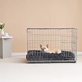 EHEYCIGA Fluffy Small Dog Crate Bed Calming Anti Anxiety Plush Mat 60x45x7.5cm view 8