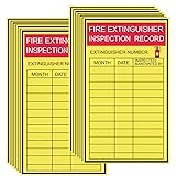 Monthly Fire Extinguisher Inspection Tags Stickers