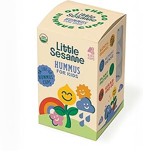 Little Sesame Organic Kid'S Hummus Multipack, 10 Oz