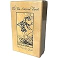 Vieux Monde Express The Tea-Stained Tarot & Guide | Classic Tarot Cards | Made in USA | Linen Finish | 78 Cards | Full Size | 4.75 by 2.75