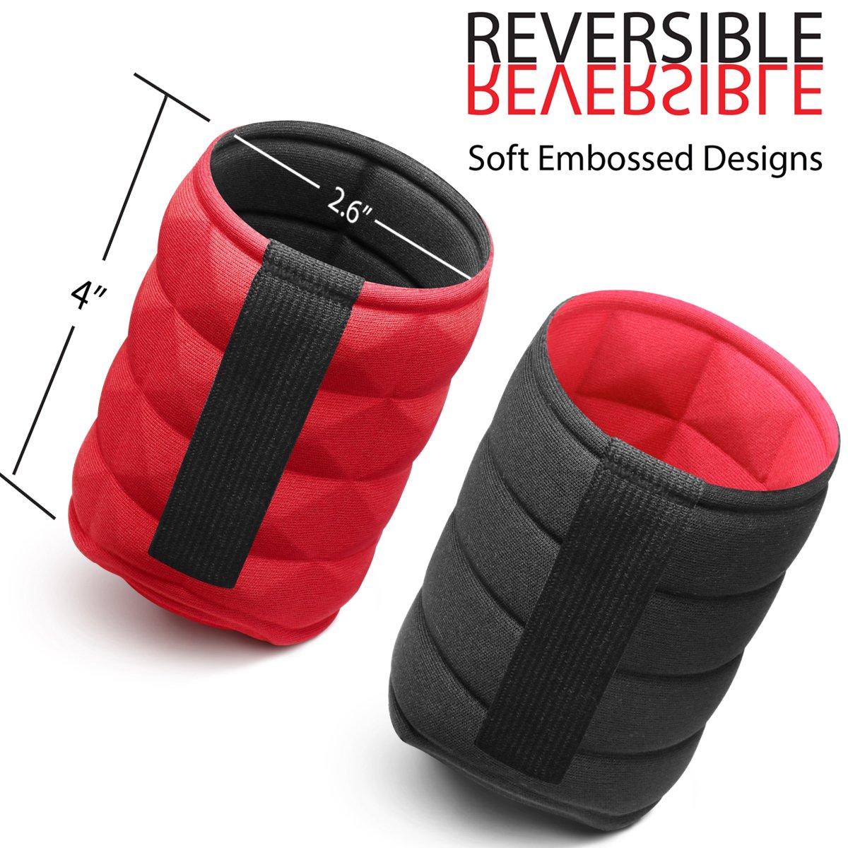 Metric USA Beer Can Sleeves for Ice cold Beers INNOVATIVE Reversible, Double Sided Design - Set of 2 Collapsible Soft Drink Can Insulator Coolers, Premium Quality & colors (Red, Black, Purple, Blue)