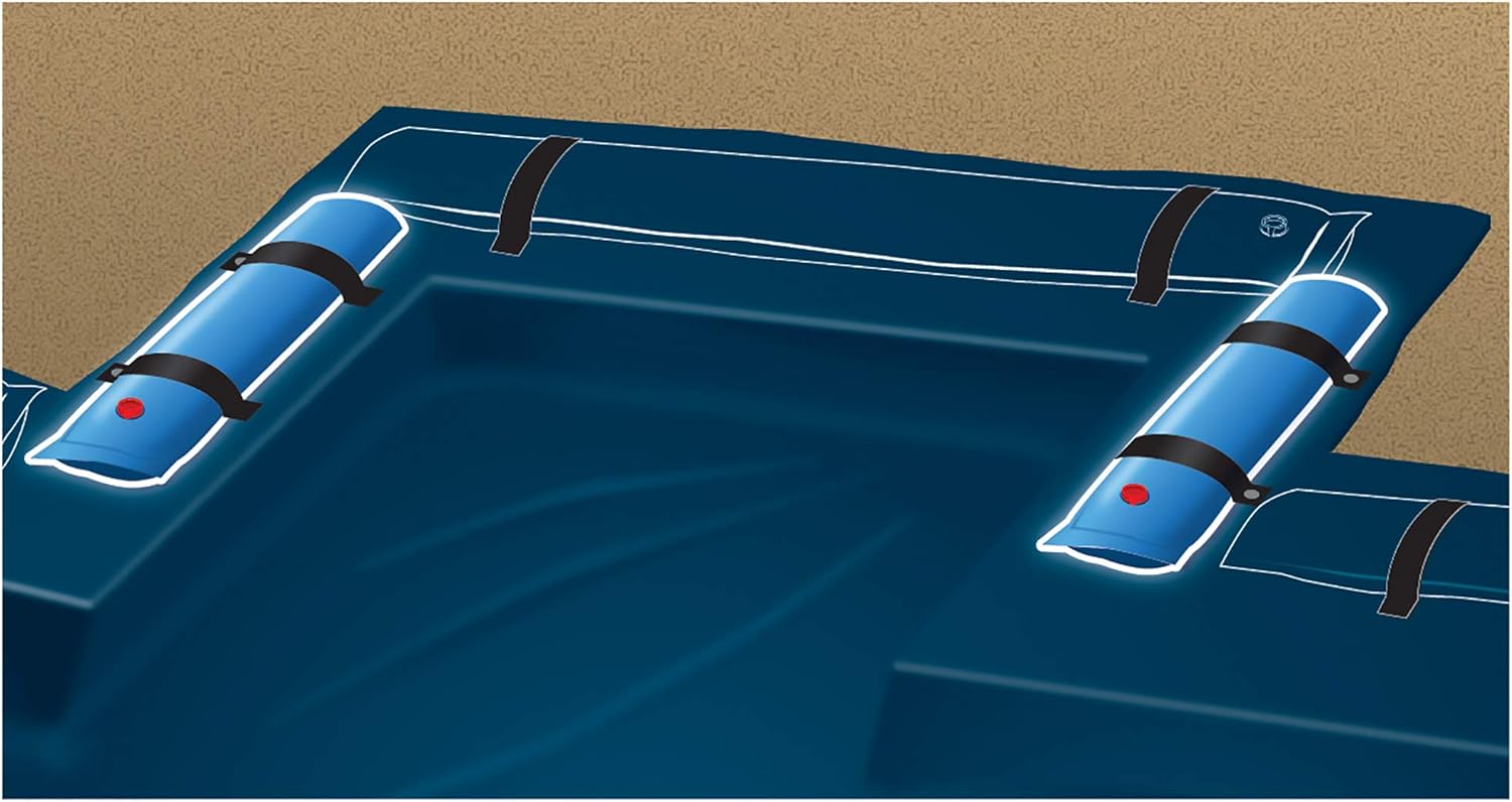 Water Tubes For Pool Cover 4 ft Universal Step Fill Gaps 18Gauge Vinyl