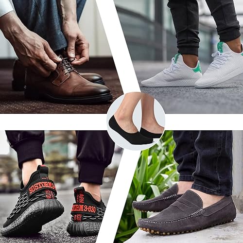 ADFOLF Pack No Show Socks Mens Casual Low Cut Thin Loafers Non