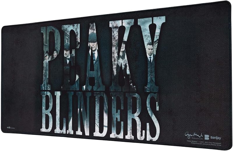 Grupo Erik XXL Mouse Pad Peaky Blinders Gaming Desk Mat 31.5 x 13.8 in