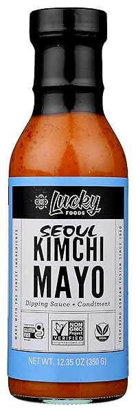 LUCKY FOODS KIMCHI MAYO, 12.35 OZ